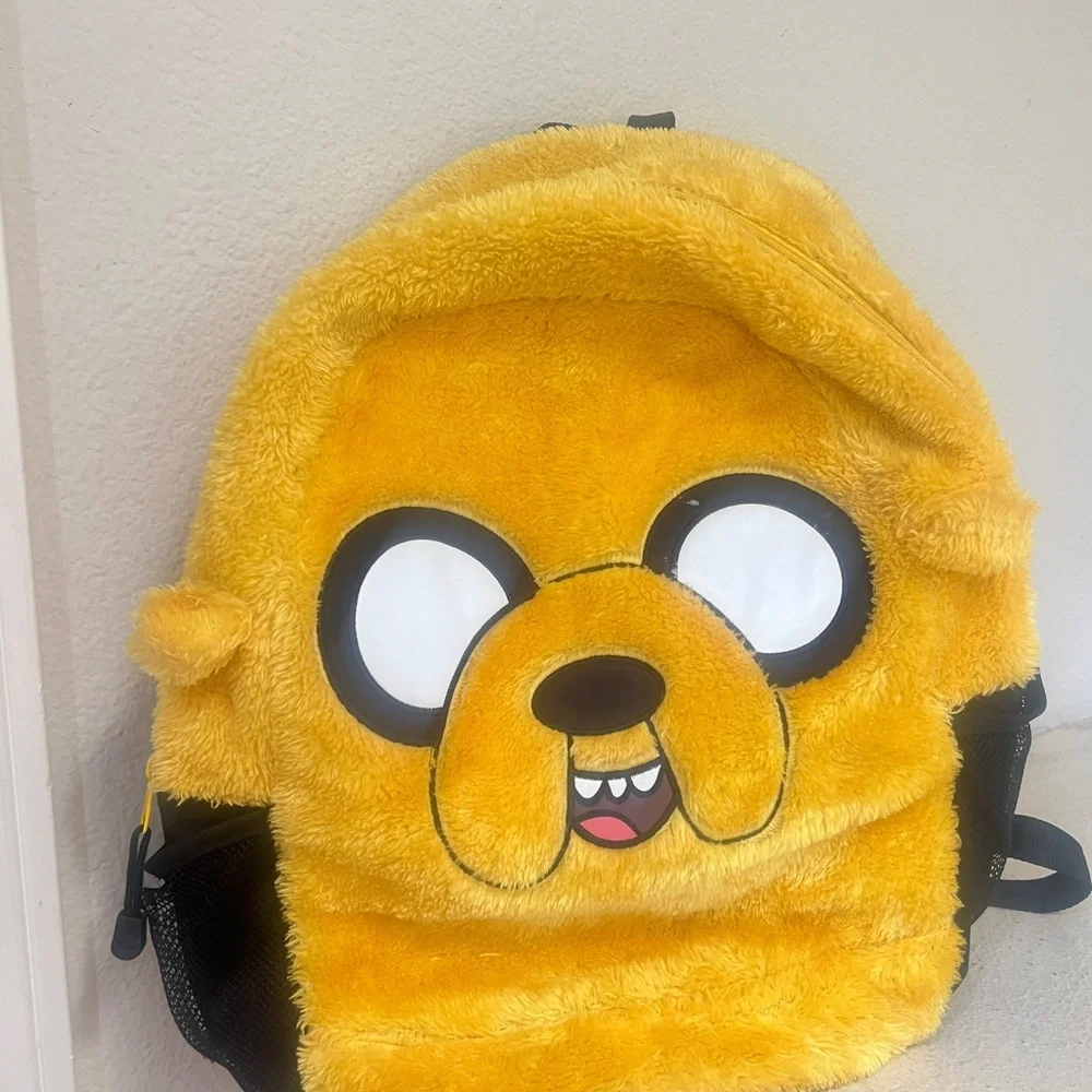 Adventure Time Jake dog sherpa plush Vintage bag